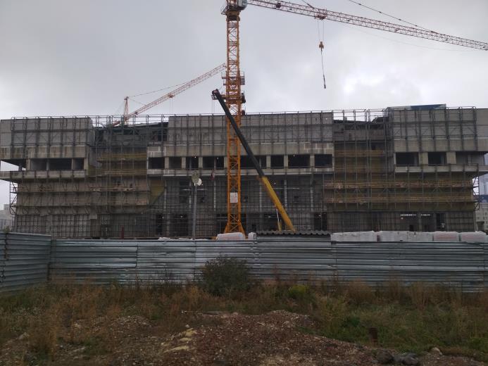 Монтаж основного каркаса здания Назарбаев Центра завершён 